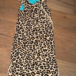 Posh peanut Leopard Print bamboo sleep sack 2.5TOG